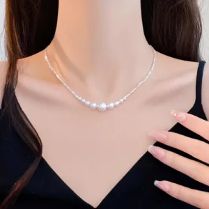 freshwater pearl necklace 3mm to 7mm